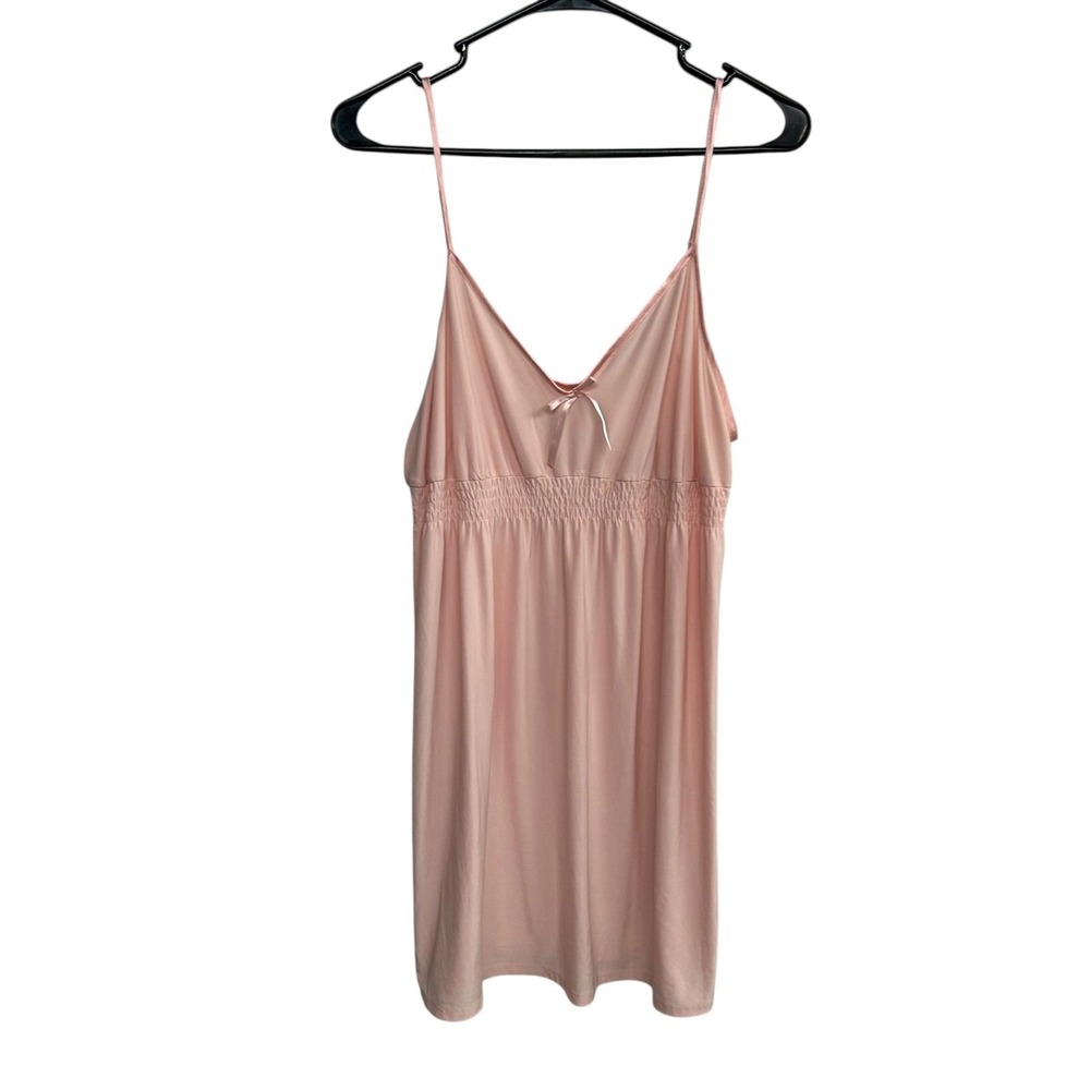 Pink satin lace slip‎ dress L romantic soft girl Y2K evening fairycore luxe glam